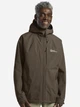Спортивная ветровка мужская Jack Wolfskin Tempest 2L Jkt M A63900-5719 XL Коричневая (4064886463201) - изображение 1