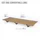 Раскладушка Helinox Cot One Convertible Long Coyote (1053-10680) - изображение 3