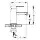 Смеситель для умывальника MIXXUS KUB-001 Black - изображение 3