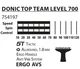 Ракетка для настільного тенісу Donic Schildkrot Top Team 700 - зображення 6