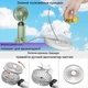 Портативный ручной настольный mini Fan вентилятор с аккумулятором и зарядкой от USB МЯТНЫЙ ЦВЕТ - изображение 7