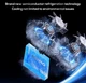 Охолодження вентилятор Dobe MEMO для телефону кулер для ігор смартфона в CoD Sarawolf (геймпад тригери курки для смартфона для PUBG Mobile) з RGB DL21 Чорний - зображення 3
