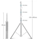 Профессиональная студийная стойка Ulanzi LT-J28 Light Stand 2.8 м - изображение 2