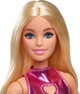 Кукла Барби Модница Блондинка в розовом мини-платье металлик Barbie Fashionistas Metallic Pink Minidress, Blond Hair 230 - изображение 2