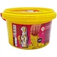 Кинетический песок KidSand Danko Toys желтый ведро 600 грамм - изображение 1