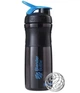 Шейкер спортивний BlenderBottle SportMixer Flip 28oz/820 мл Black/Cyan (SM 28oz Black/Cyan) - зображення 1