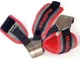 Гаки для тяги на зап'ястя MadMax MFA-330 Lat Hooks Antic silver/Grey/Red (MFA-330-U) - зображення 3