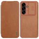 Чохол-книжка із захистом камери NILLKIN Qin Pro для Samsung Galaxy A56 (A566) - Brown - зображення 1