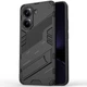 Защитный чехол с подставкой Deexe Bibercas для Xiaomi Poco X7 Pro - Black - изображение 1