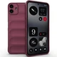 Силиконовый (TPU) чехол Deexe Terra Case для Nothing CMF Phone 1 - Wine Red - изображение 1