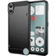 Силіконовий (TPU) чохол UniCase Carbon для Nothing CMF Phone 1 - Black - зображення 1