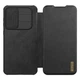 Чехол-книжка с защитой камеры NILLKIN Qin Pro для Samsung Galaxy A56 (A566) - Black - изображение 3