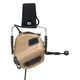 Тактические активные наушники EARMOR M32H с микрофоном с шумоподавлением для стрельбы баллистические койот - изображение 3
