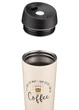 Термокухоль Ardesto Coffee Time 450 мл, нержавіюча сталь, бежевий AR2645C - изображение 2