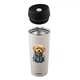 Термокружка ARDESTO Coffee Time Maltipoo 450мл, нержавеющая сталь, бежевый - изображение 6