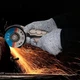 Мини угловая шлифовальная машина BauTech под 76 мм аккумуляторная с набором из 6 кругов Серый (1015-260-00) - изображение 6