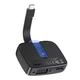 Адаптер-переходник Cable Matters Type-C to HDMI (4K@60Hz), Type-C to VGA (1920x1080@60Hz) Black - изображение 1