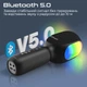 Мікрофон для караоке Promate VocalMic Bluetooth LED Black (vocalmic.black) ( Чорний ) - зображення 5