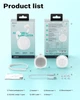 Беспроводные наушники TWS Acefast T9 IPX4 480mAh BT5.3 Porcelain White (6974316282549) - изображение 3