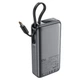Внешний аккумулятор ACEFAST M7 10000mAh 30W с встроенным кабелем USB-C Black - изображение 3