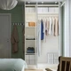 Шкафы с зеркальной дверью 150х60х236 см PAX/AHEIM IKEA 494.297.50 белый/зеркало - изображение 3