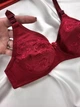 Бюстгальтер жіночий м'яка чашка 60В = 65А Meili вишневий (7575В) - зображення 3