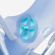 Полнолицевая Детская Маска Subea Easybreath Freetalk XS (от 4 до 10 лет) для Плавания, Ныряния, Снорклинга Синий - изображение 4