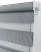 Ролета Bigimot День-ночь с фиксацией 67*170 см Серый 3D объем - изображение 2