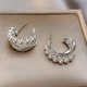 Жіночі сережки біжутерія Жанета jewelry Сріблястий - зображення 3