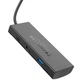 Адаптер переходник Hoco HB43 7в1 Type-C to HDMI, USB2.0, USB3.0, Type-C, SD, TF, PD, black - изображение 4