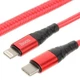 Кабель USB HOCO DU02 Max PD Type-C - Lightning, 1М, PD 20W, Красный - изображение 2