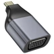 Адаптер перехідник Hoco UA34 Type-C to VGA metal grey - зображення 3