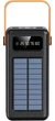 Повербанк із сонячною панеллю Hoco DB33 Plus Rising 22.5W+PD20W Sun Solar 30000mAh Black - зображення 1