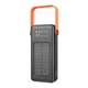 Повербанк із сонячною панеллю Hoco DB33 Plus Rising 22.5W+PD20W Sun Solar 30000mAh Black - зображення 2