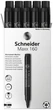 Набор маркеров 10 шт перманентный Schneider 1-3 мм Черных (S116001) - изображение 1