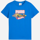 Дитяча футболка для хлопчика Puma x Hot Wheels Graphic Tee 63006958 122 см Синя (4067983567162) - зображення 2