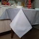 Водостойкая скатерть SoundSleep Loisa 110x140 см Серая (2800004658379) - изображение 3