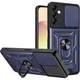 Чехол Fiji Camera Defence для Samsung Galaxy A24 (A245) бампер с защитой камеры и подставкой Dark Blue - изображение 1