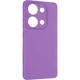 Чехол Fiji Full Soft Premium для Xiaomi Redmi Note 13 Pro противоударный бампер с микрофиброй Dark Purple - изображение 1