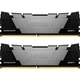 Модуль пам'яті для комп'ютера DDR4 64GB (2x32GB) 3600 MHz Renegade Black Kingston Fury (ex.HyperX) (KF436C18RB2K2/64) - зображення 1