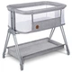 Кроватка Lionelo приставная Luna Grey Concrete (LO-LUNA GREY CONCRETE) - изображение 1