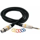 Микрофонный кабель RockCable Microphone Cable - XLR (f) / TRS Jack 3m (RCL 30383 D6 F BA) - изображение 2