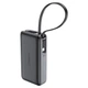 Внешний аккумулятор ACEFAST M7 10000mAh 30W с встроенным кабелем USB-C Black - изображение 2