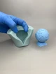 Силиконовая форма для свечей Земля глобус на ракушке - изображение 7