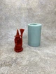 Силіконова форма для свічок Відьмочка з мітлою 2 - зображення 1