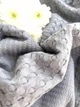Покривало ZEINTEX Марокко вафельне бавовняне сіре 120х200 см - зображення 6