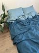 Покрывало ZEINTEX Косичка хлопковое бирюзовое 180х220 см - изображение 7