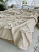 Покрывало ZEINTEX Косичка хлопковое бежевое 180х220 см - изображение 3