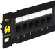 Patch panel Netrack 10'' 12-porty Cat 6 UTP LSA, ze wspornikiem (104-15) - obraz 2