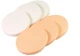Спонж CS058WB для макияжа 6в1 круг, белый + бежевый - Cosmo Shop Sponge 6шт (1047125-27070003) - изображение 1